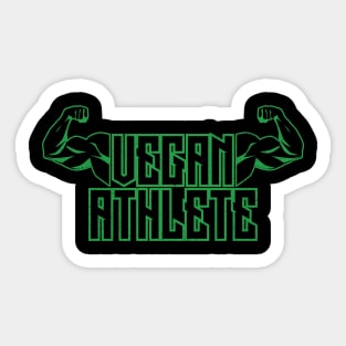 Vegan Athlete Vegan Fitness Sticker